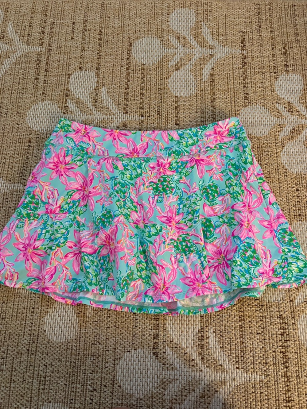 Lilly Pulitzer Pink & Aqua Skirt